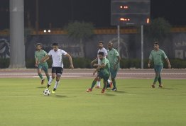 مباراة كرة قدم لفريق جامعة العين في جامعة نيويورك أبوظبي